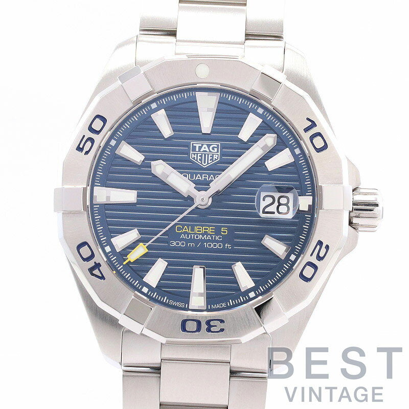 TAG HEUER Watch Aquaracer Caliber 5 Automatic WBD2112.BA0928 Men's Blue Used in