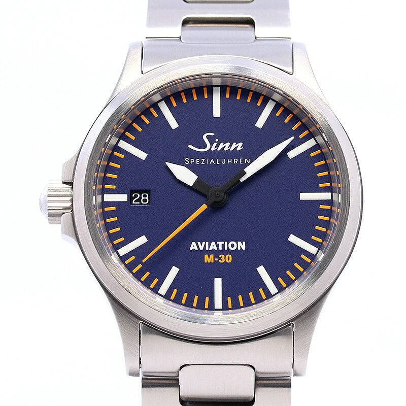 Sinn Watch 556 Aviation Mono Magazine 30th Anniversary 556.IM-30 Men's Blue Used