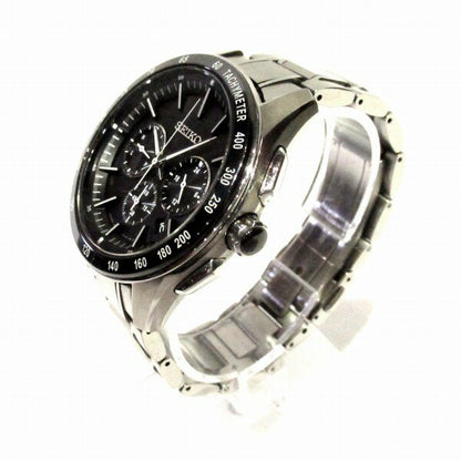 Seiko Watch BRIGHTZ Chronograph Solar Radio 8B82-0AP0 Used in Japan