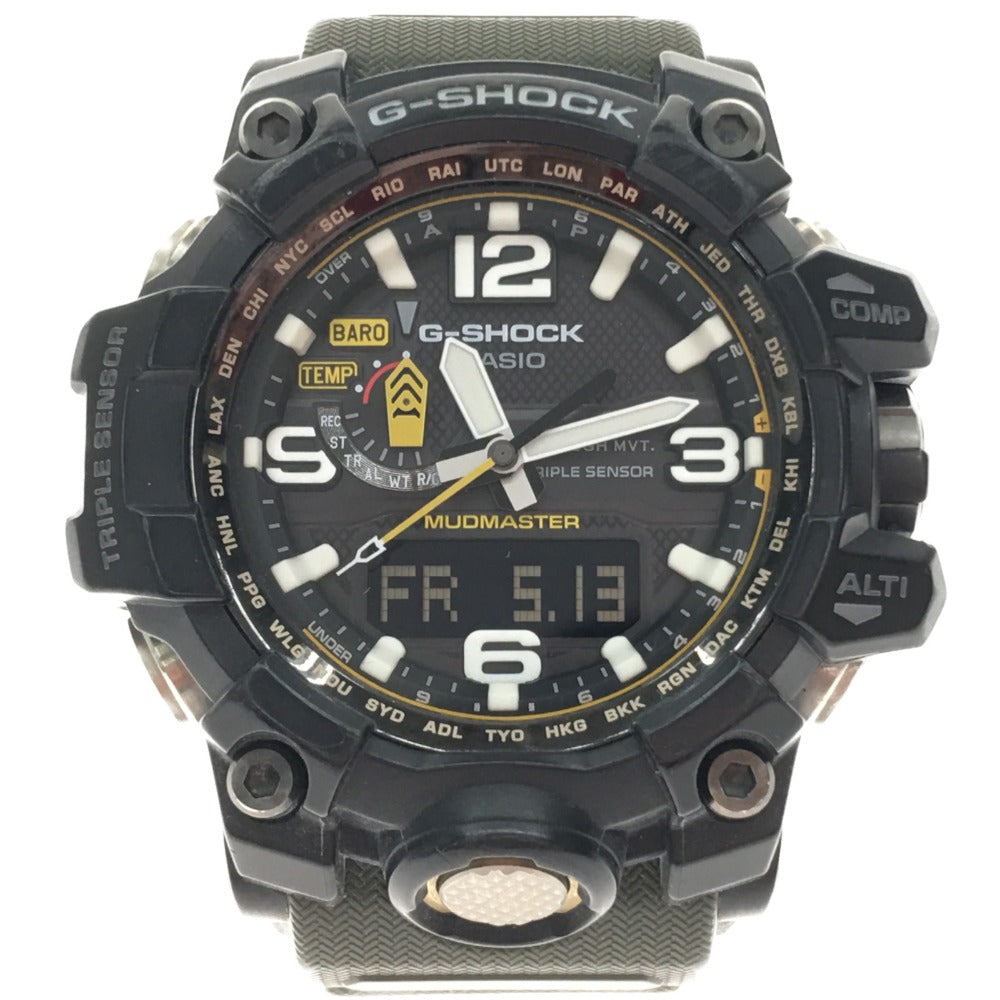 CASIO G-Shock Mud Master Solar Radio Triple Sensor Ver.3 Ana-Digi GWG-1000 Used