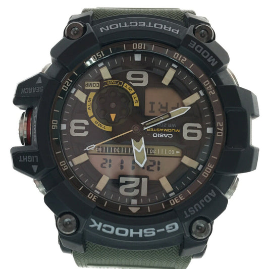 Casio Watch G-Shock Mudmaster Khaki×Black GG-1000 Used in Japan