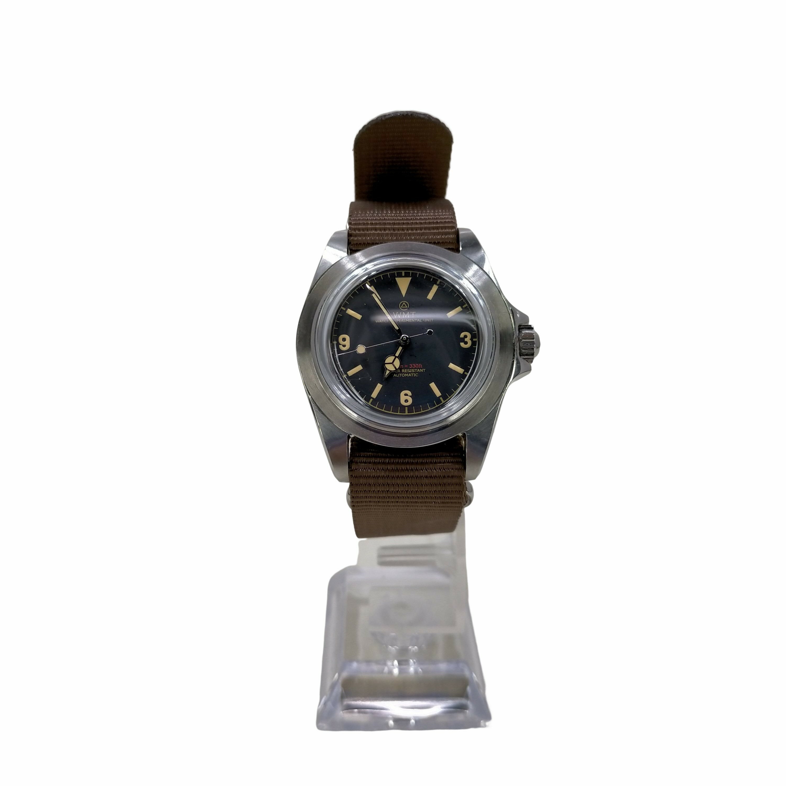 WMT Watch Royal Marine Royal Navy Aged Edition Men's Used in
