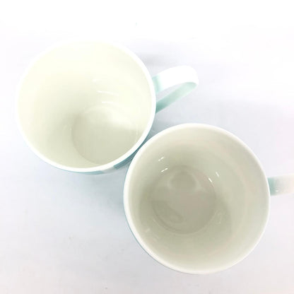 Near Mint TIFFANY&Co. Tiffany mug w/box set of 2 blue pair Used in Japan