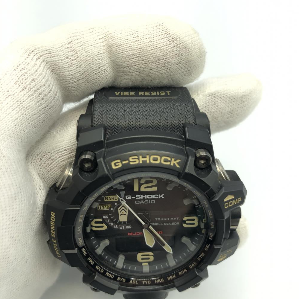 Casio Watch Madmaster Tough Solar Black GWG-1000-1AJF Used in Japan