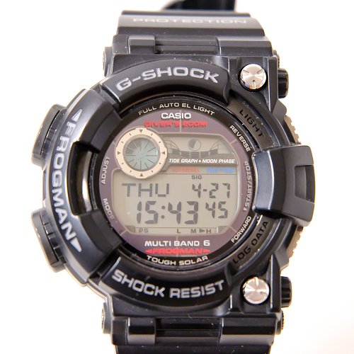 Casio Watch G-Shock Master of G Frogman GWF-1000-1JF Used in Japan