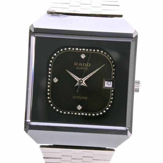 Rado Watch DIASTAR 711.0067.3N Quartz Black Ladies Used in Japan