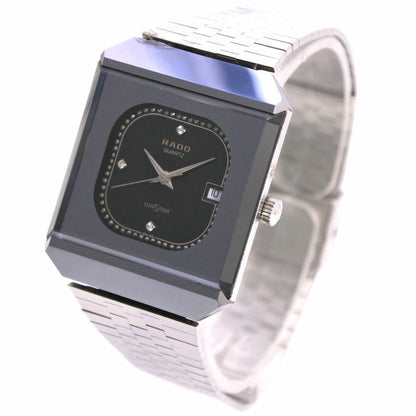 Rado Watch DIASTAR 711.0067.3N Quartz Black Ladies Used in Japan