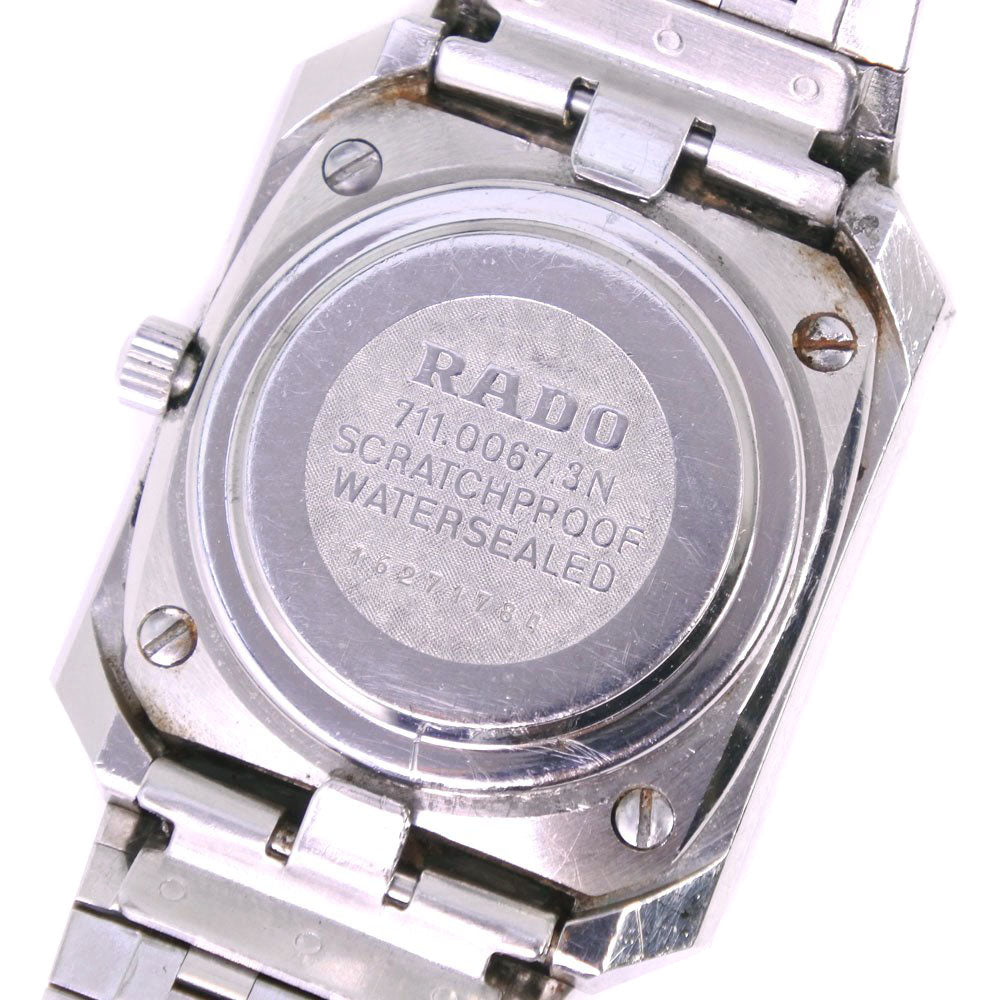 Rado Watch DIASTAR 711.0067.3N Quartz Black Ladies Used in Japan