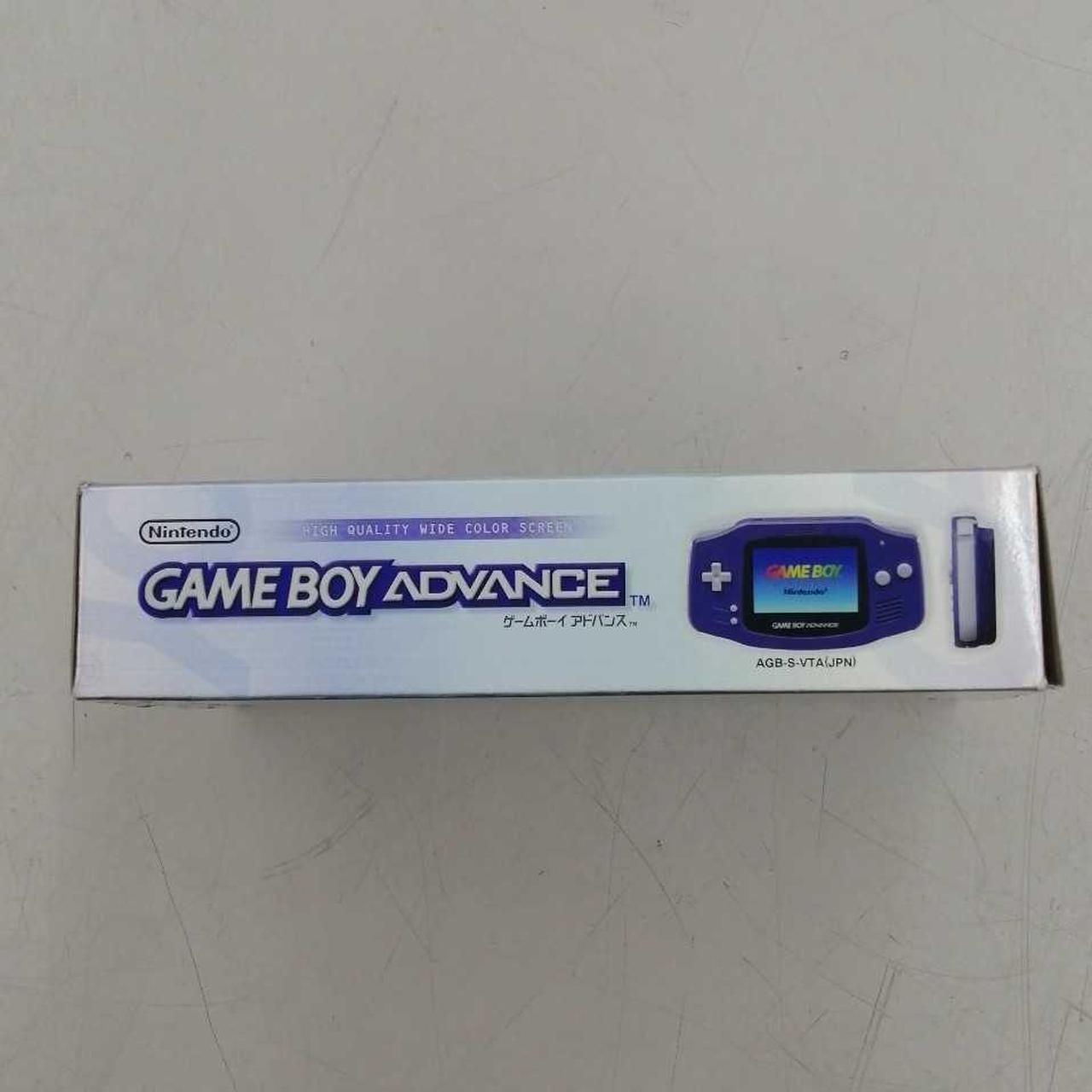 Nintendo Gameboy Advance Violet AGB-001 Used in Japan