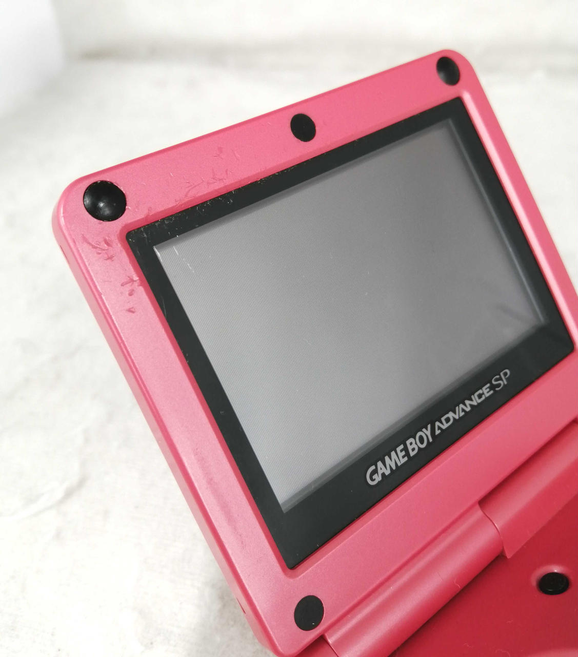 Nintendo Gameboy Advance SP Red AGS-001 Used in Japan