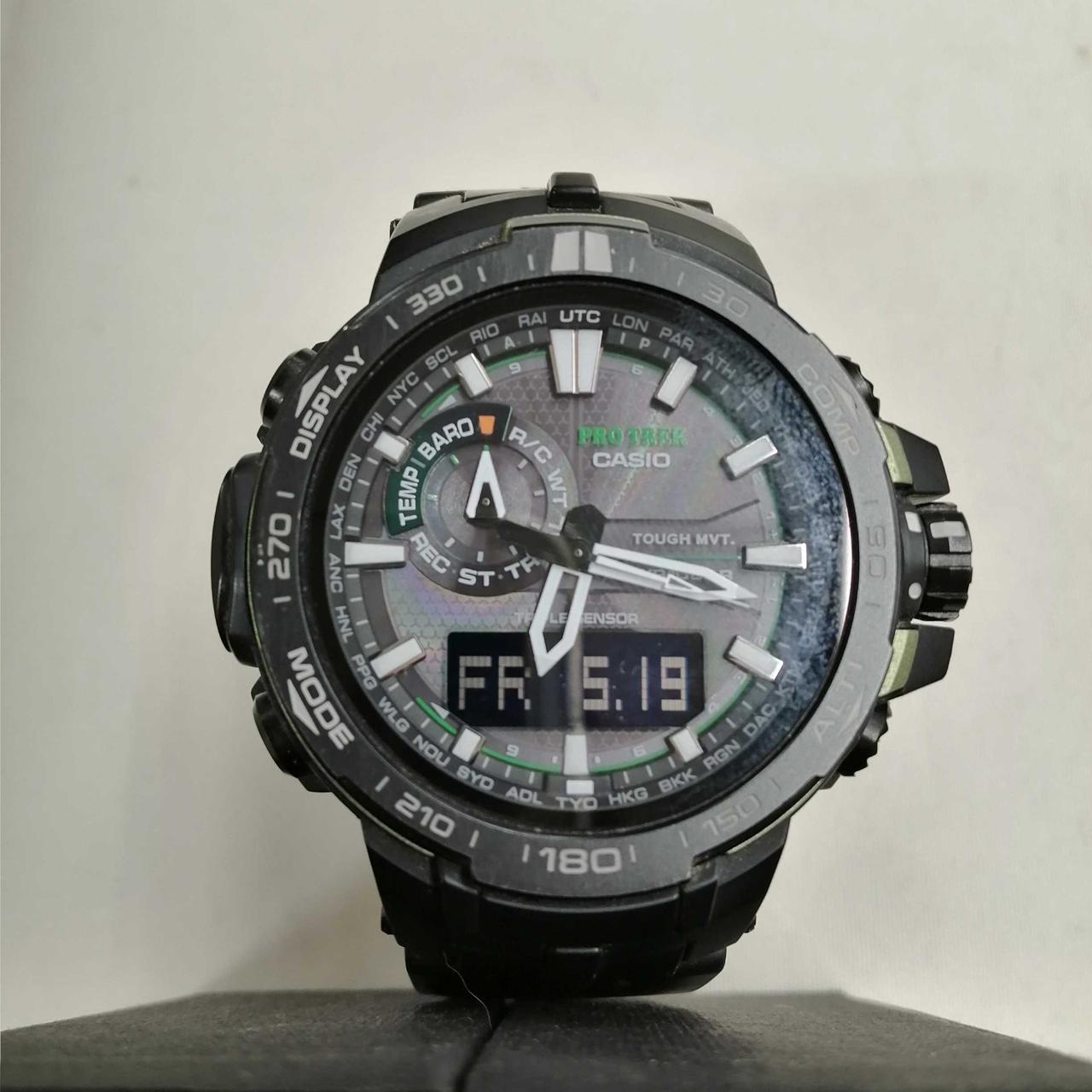 Casio Watch PROTREK BLK PRW-6000Y Body only Used in Japan