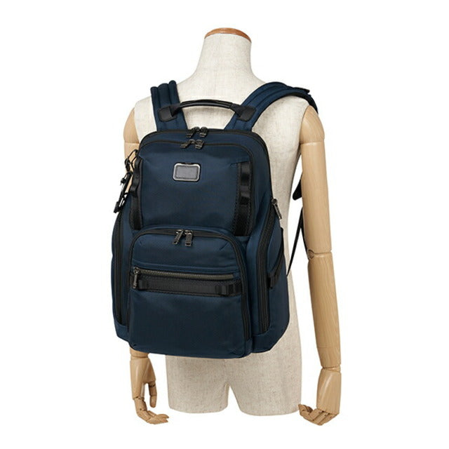 Mint TUMI Rucksack Alpha Bravo Navy Used in Japan