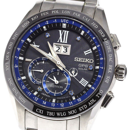 Seiko Watch SBXB145 Astron 5th Anniversary Limited Model Big Date Solar Radio Me