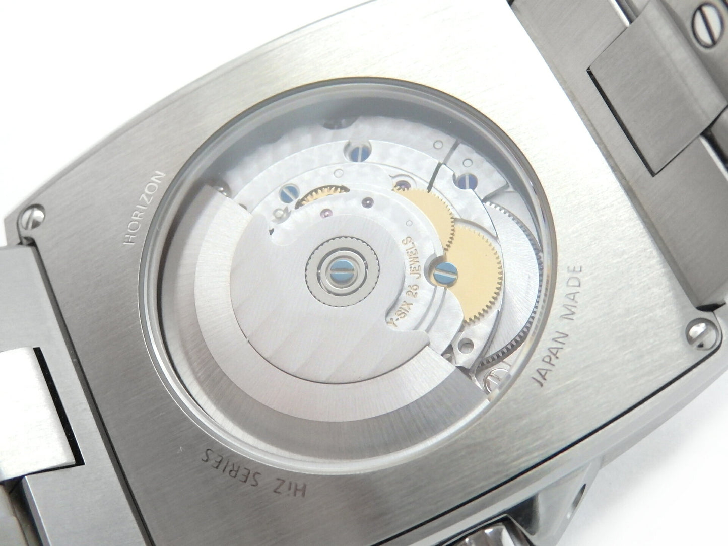Rare Minase Watch Horizon VM02 M01SB Men's Automatic Navy Dial Used in Japan