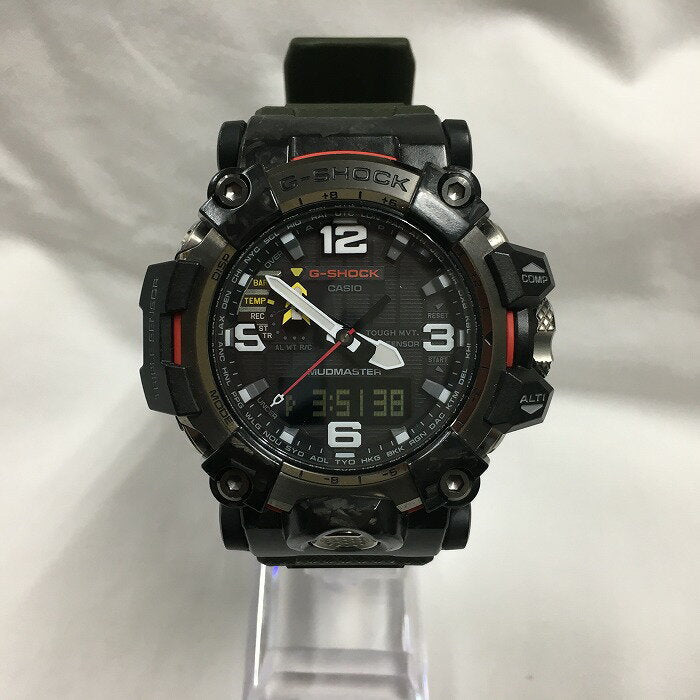 Casio Watch Madmaster Radio Wave Solar Black GWG-2000 Used in Japan