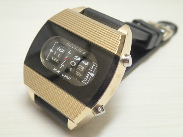 Mint Future Funk Roller Watch Analog Digital FF104 -YG-RB Men's From Japan