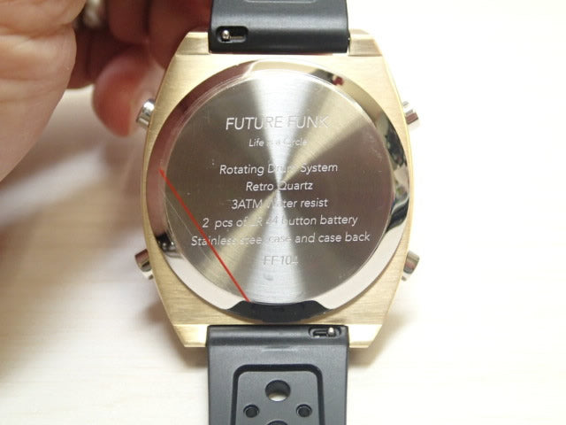 Mint Future Funk Roller Watch Analog Digital FF104 -YG-RB Men's From Japan