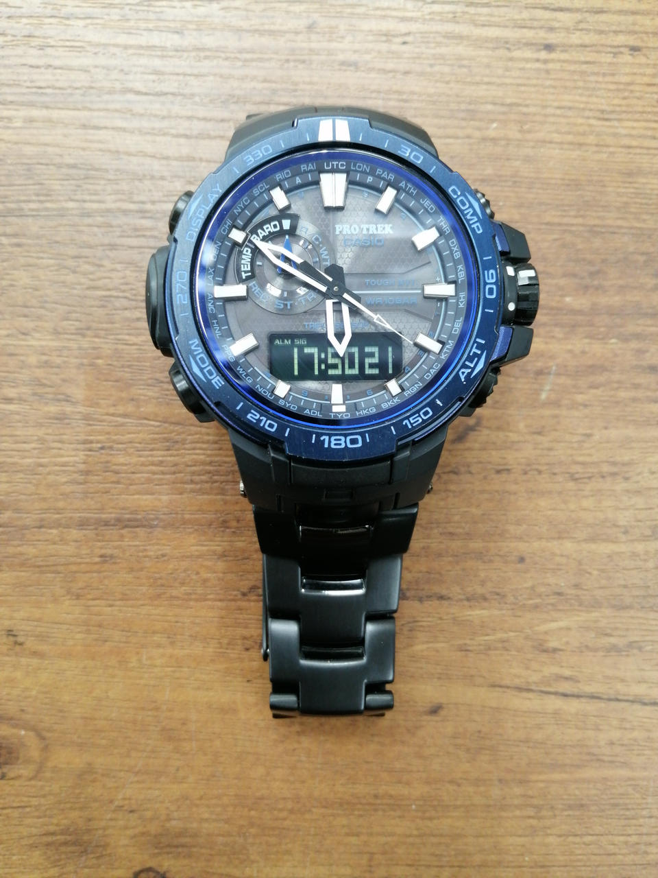 Casio Watch Protrek PRW-6000SYT Titanium Used in Japan