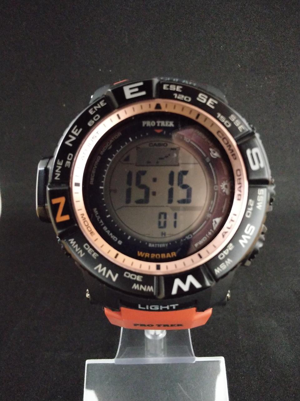 Casio Watch PROTREK PRW-3500Y Solar Radio Used in Japan