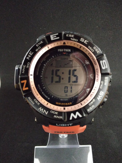 Casio Watch PROTREK PRW-3500Y Solar Radio Used in Japan