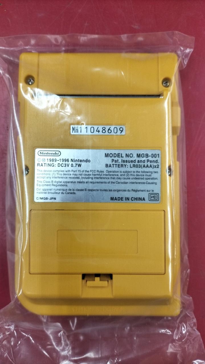 Nintendo Gameboy Pocket Yellow MGB-001 Used in Japan
