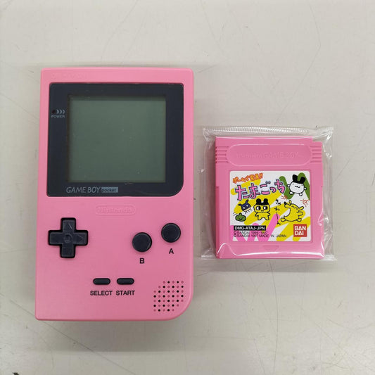 Nintendo Game Boy Pocket MGB-001 Pink Tamagotchi Set Used in Japan