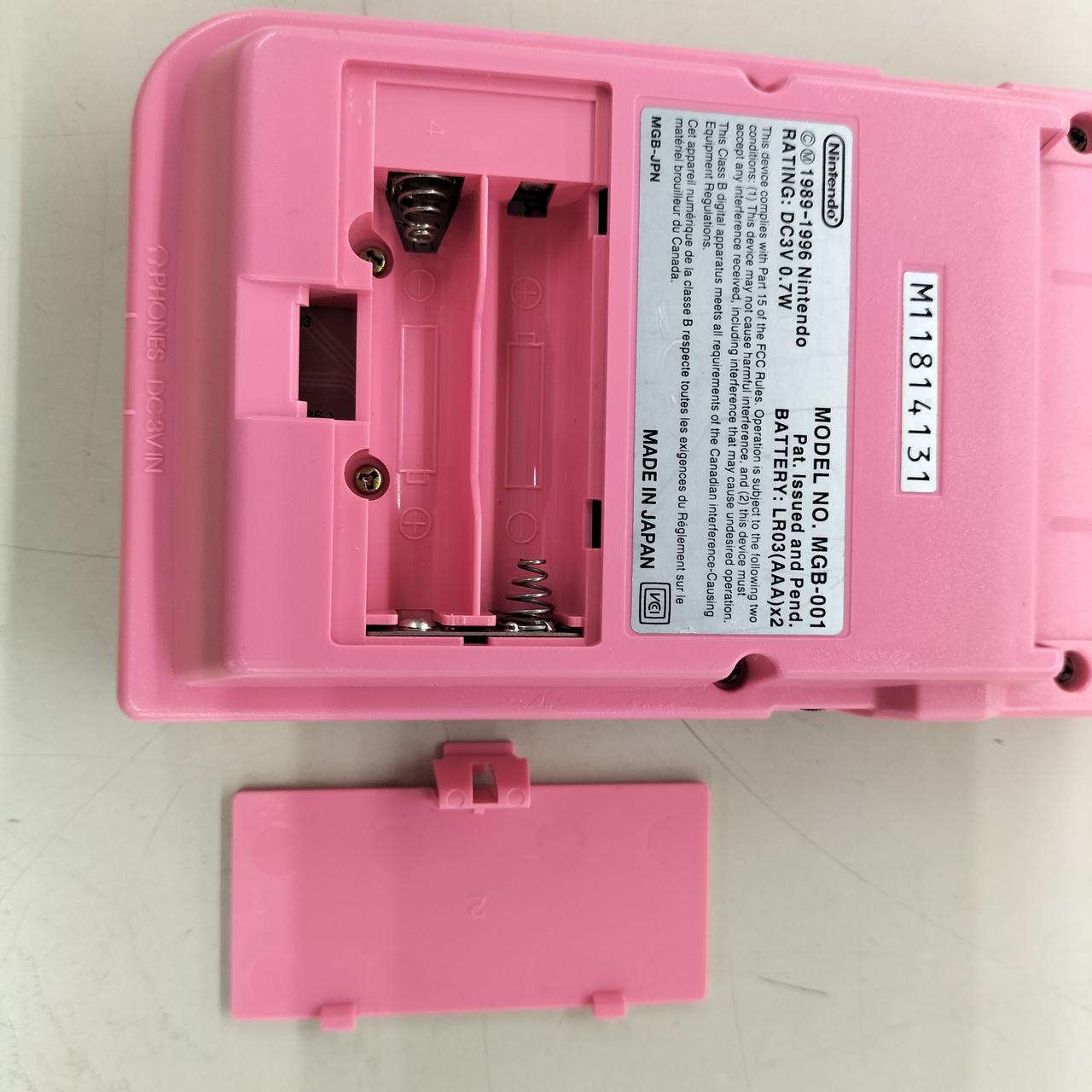 Nintendo Game Boy Pocket MGB-001 Pink Tamagotchi Set Used in