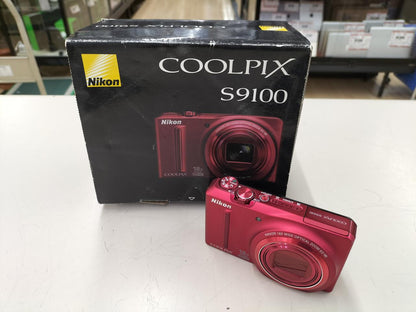 Nikon Compact Digital Camera Model number: COOLPIX S9100 Used in Japan
