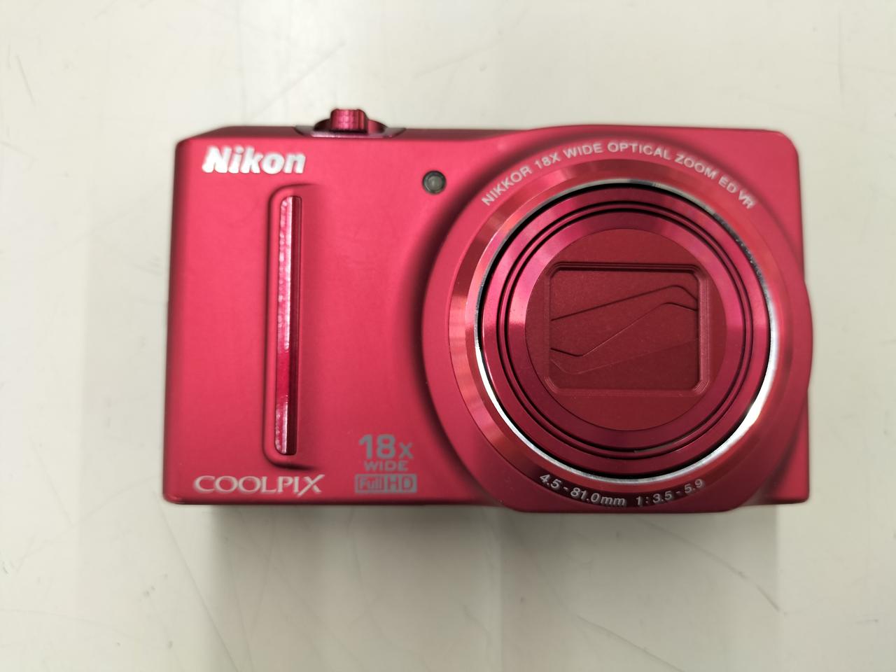 Nikon Compact Digital Camera Model number: COOLPIX S9100 Used in Japan