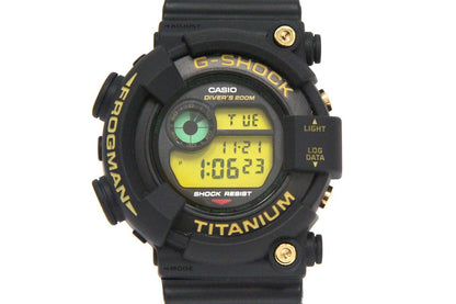 CASIO G-SHOCK Watch FROGMAN Black DW-8201NT Used in Japan