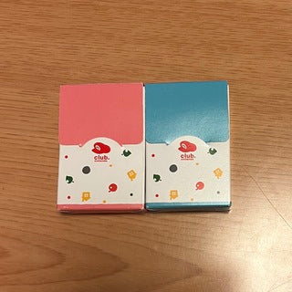 Rare Nintendo Animal Crossing Mini Playing Cards Set of 2 Used in Japan