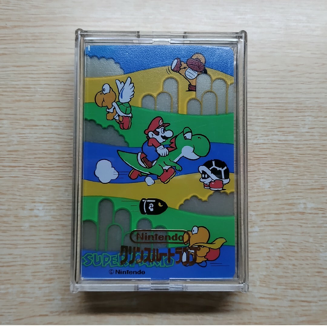 Rare Super Mario Cleansloo Trump Nintendo Used in Japan