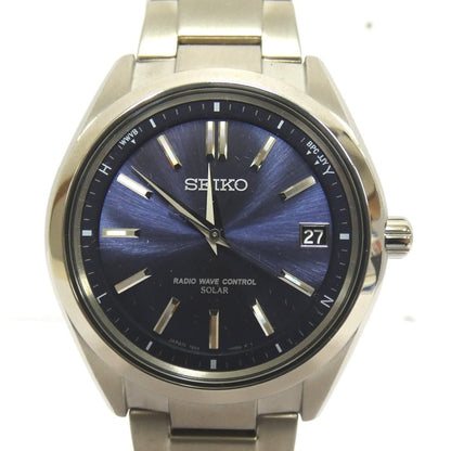 Near Mint Seiko Watch BRIGHTZ SAGZ081 Nav Used in Japan