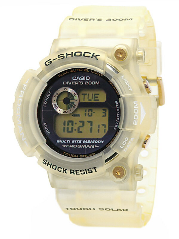 Casio Watch G-Shock Frogman Glorious Gold GW-225E-7JF Used in Japan