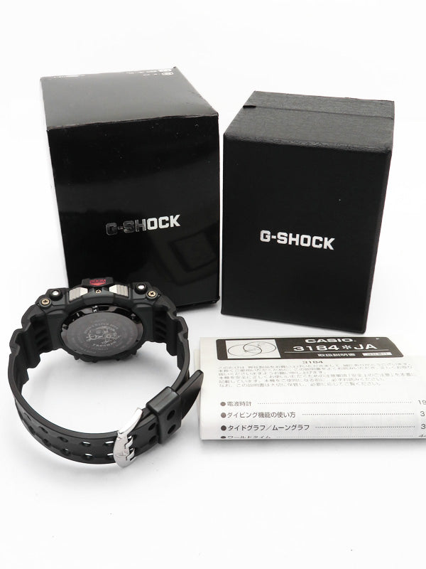 Casio Watch G-Shock Frogman Solar Radio Quartz GWF-1000-1JF Used in Japan