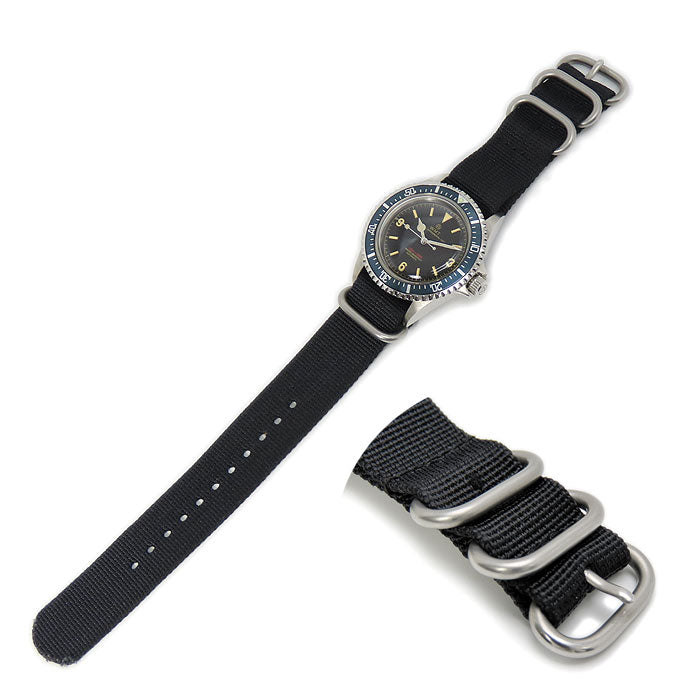 WMT Watch SEA DIVER Vintage Style Men's Watch Automatic Black Dial Used in Japan