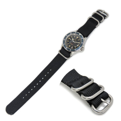 WMT Watch SEA DIVER Vintage Style Men's Watch Automatic Black Dial Used in Japan