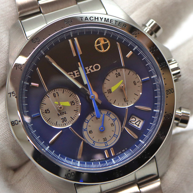 Seiko Watch Chronograph Kodama 25th Anniversary 8T63-01D0 Used in Japan