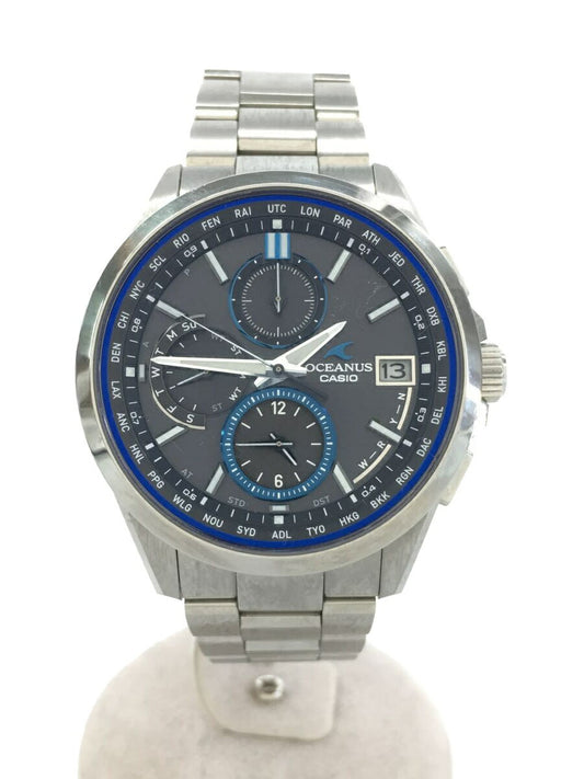 Casio Watch Oceanus Radio Wave Solar Analog Titanium Used in Japan