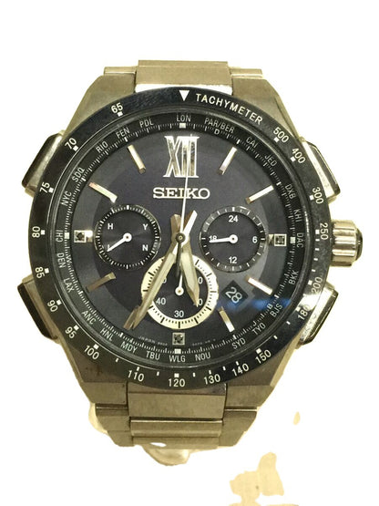 SEIKO Watch Brights Chronograph Date Calendar Solar Used in Japan