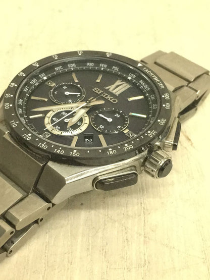 SEIKO Watch Brights Chronograph Date Calendar Solar Used in Japan