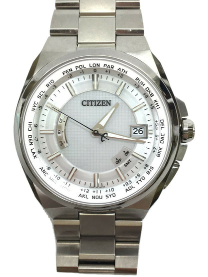 Citizen Watch Atessa Eco-Drive Radio wave Analog H145-T018548 Used in Japan