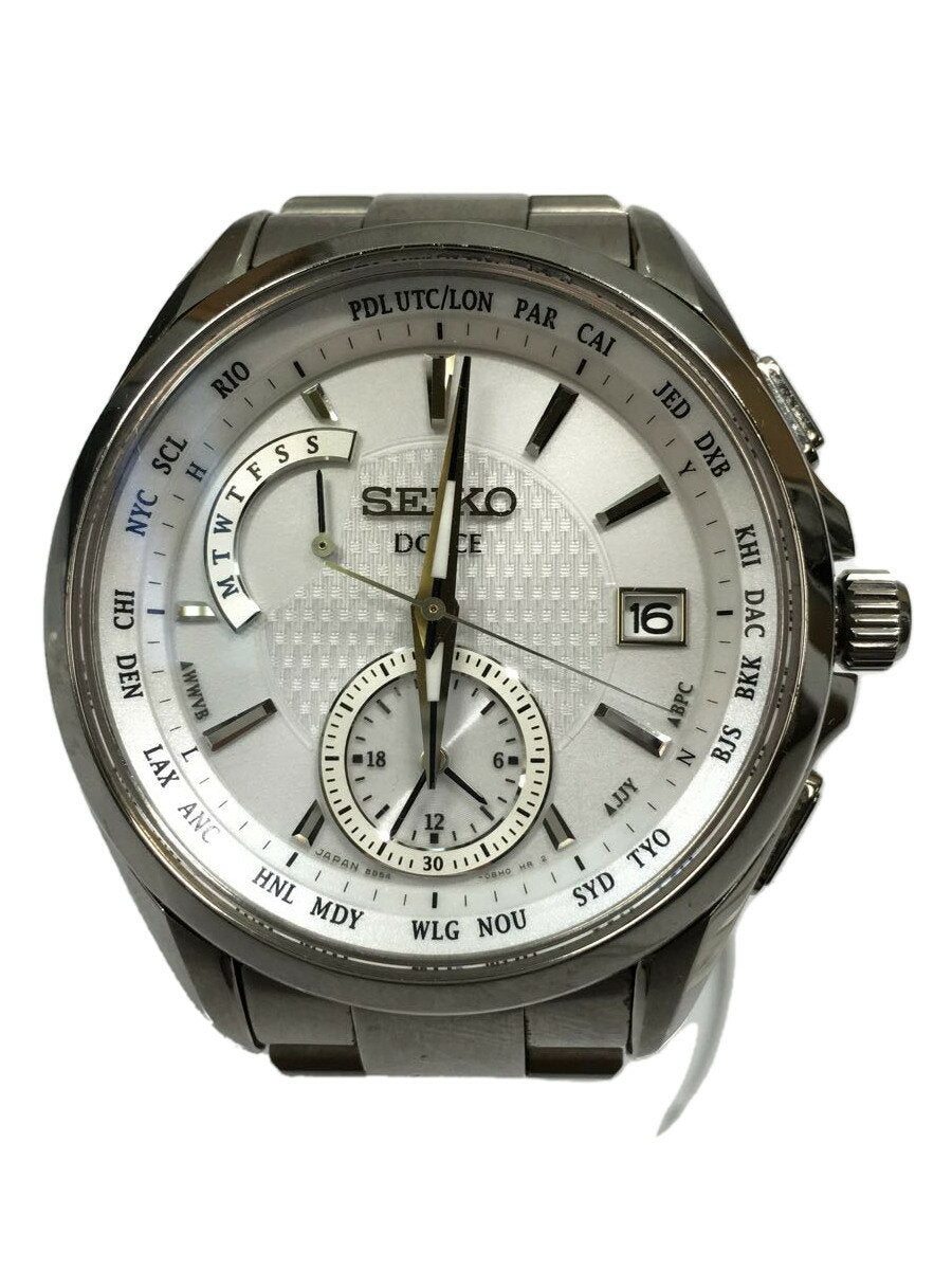 Seiko Watch Dolce Analog Stainless steel 8B54-0BN0 Used in Japan