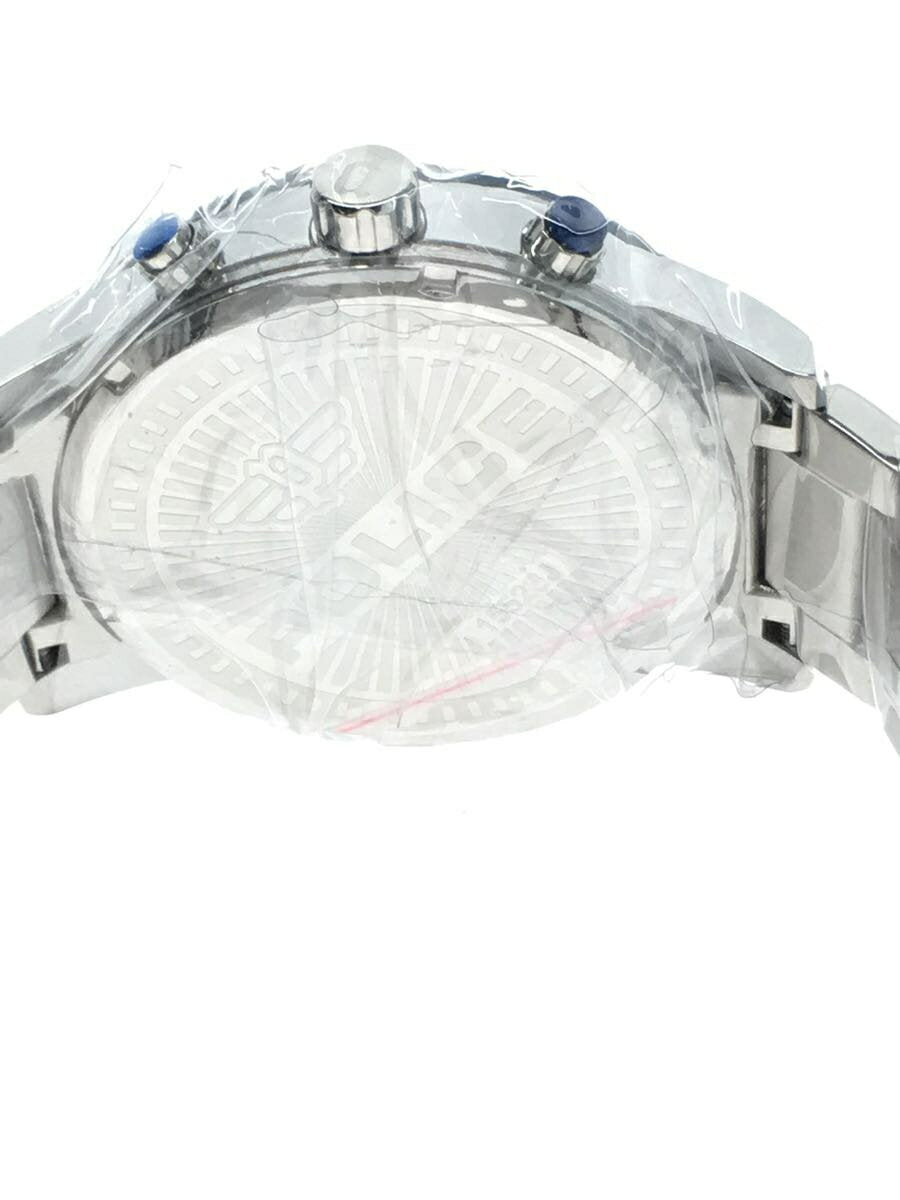 Police Watch Quartz Analog Stainless steel Blue 15523J Used in Japan