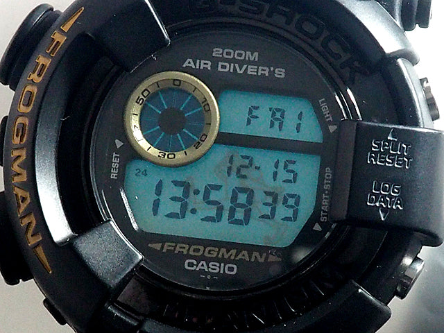 Casio Watch G-Shock Frogman Quartz Men's DW-8200BM-1T Used in Japan