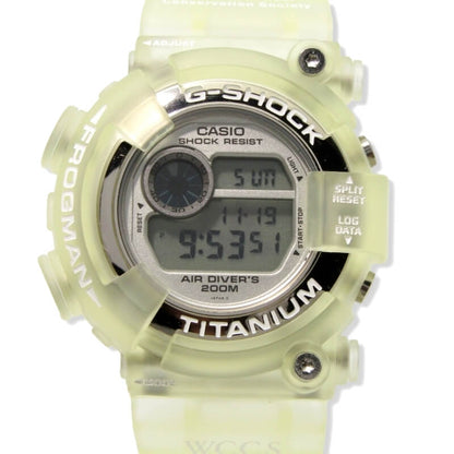 CASIO G-SHOCK Watch FROGMAN WCCS Skeleton DW-8201WC-7T Used in Japan