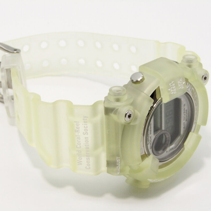 CASIO G-SHOCK Watch FROGMAN WCCS Skeleton DW-8201WC-7T Used in Japan