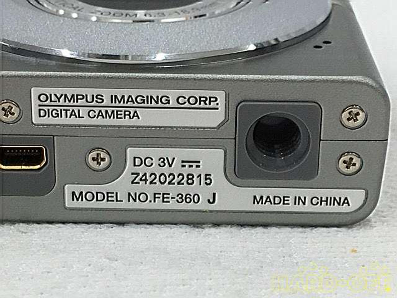 OLYMPUS Digital Camera Model number: FE-360 Used in Japan