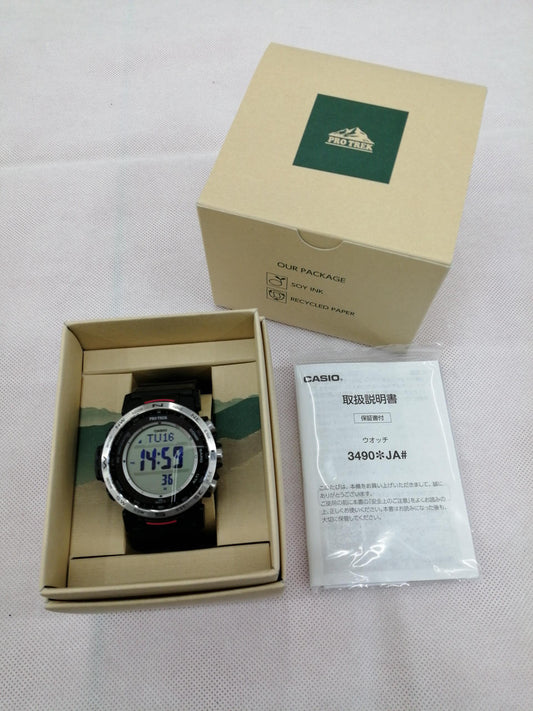 Casio Watch Protrek Model Number: PRW-35 Solar Charging Used in Japan