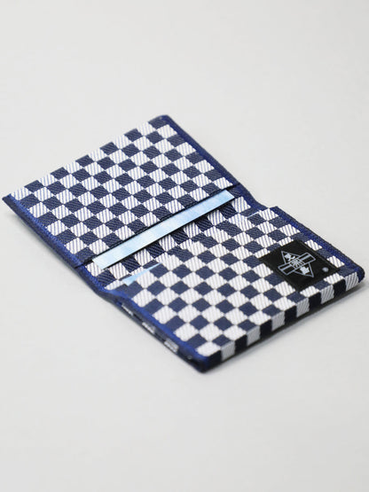 Tatami beri ichimatsu Business Card Holder, Tatami edge tape checkered pattern Japan